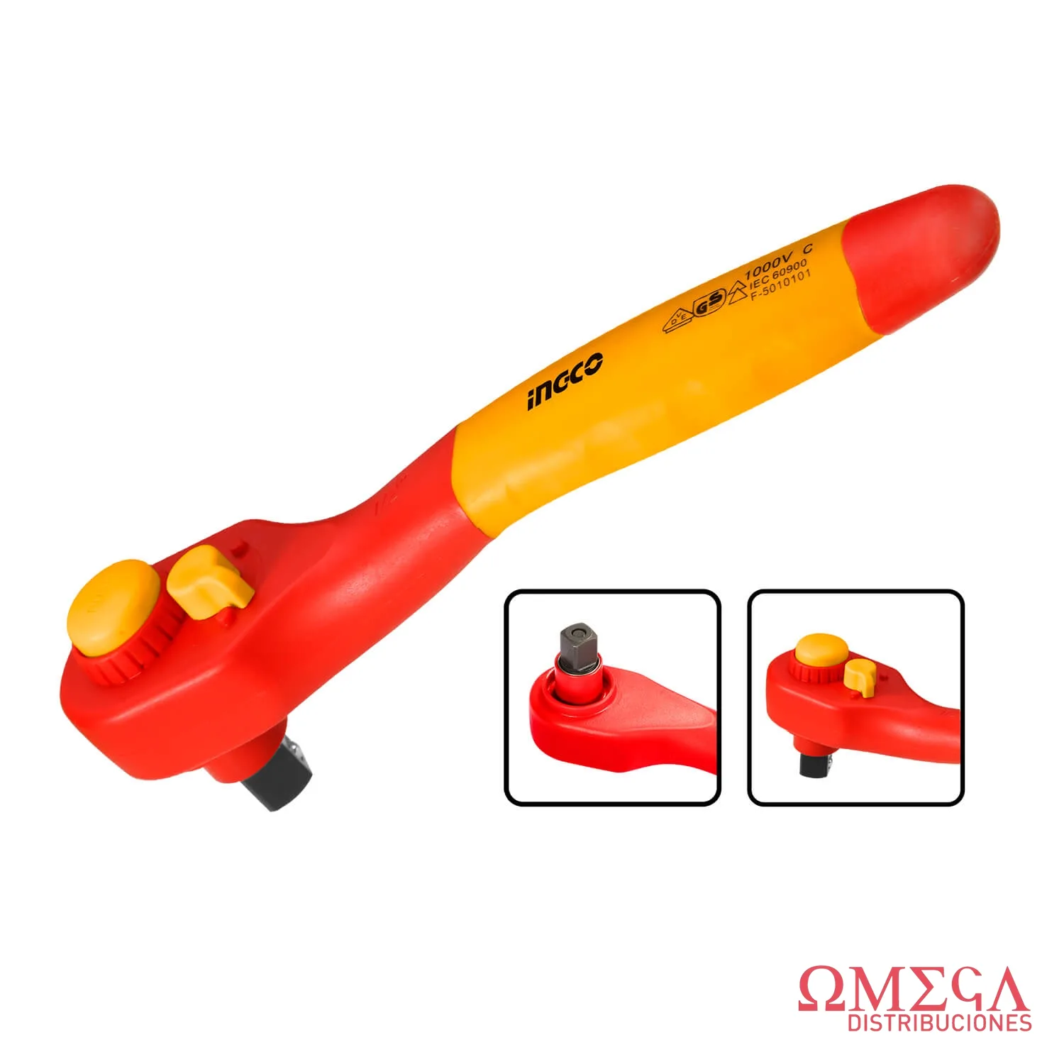 Llave crique aislada 1/2PLG industrial Ingco 700874