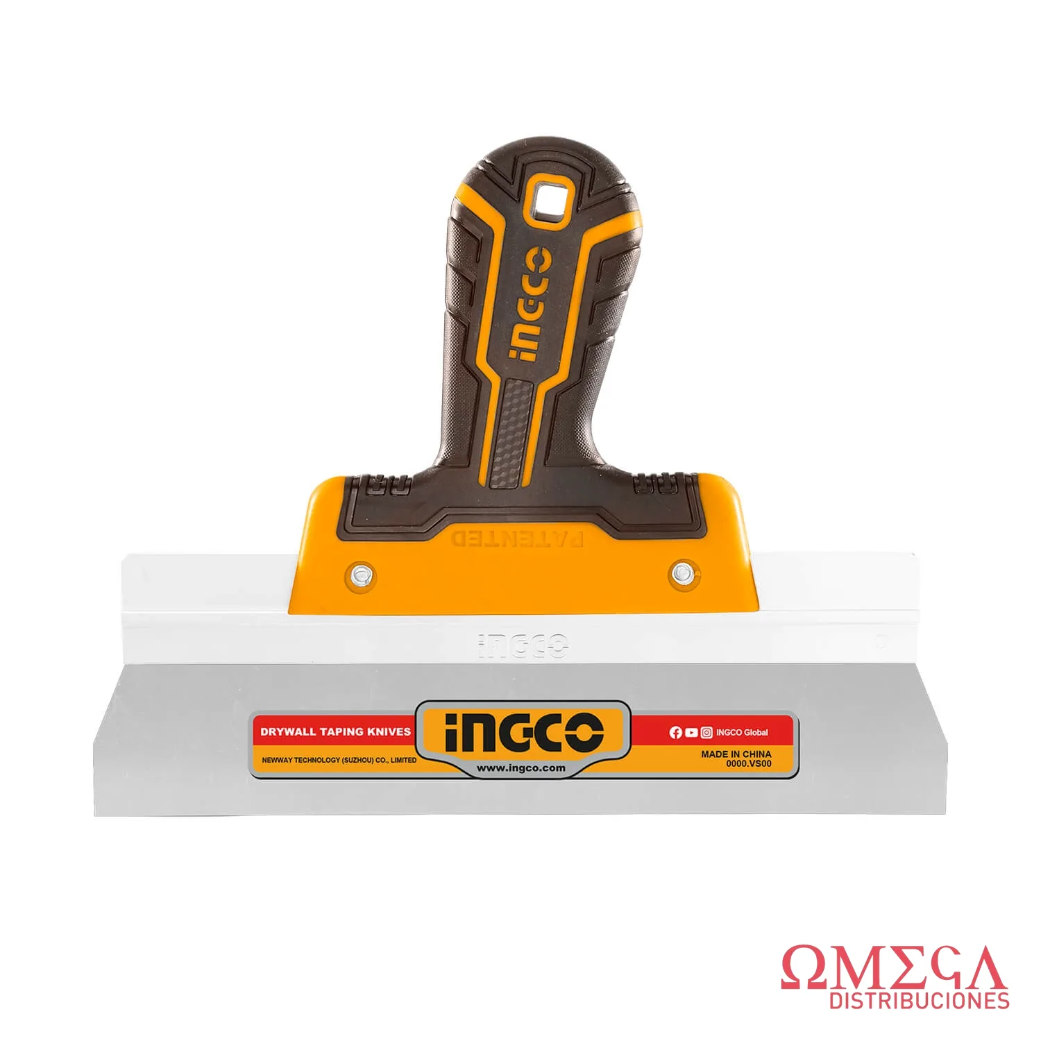 Espatula de enduir mango oblicuo 10PLG /250mm Ingco 70839