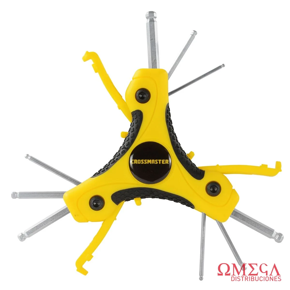 Juego Crossmaster 9 llaves "T" hexag 5/64" A 1/4" 9942994