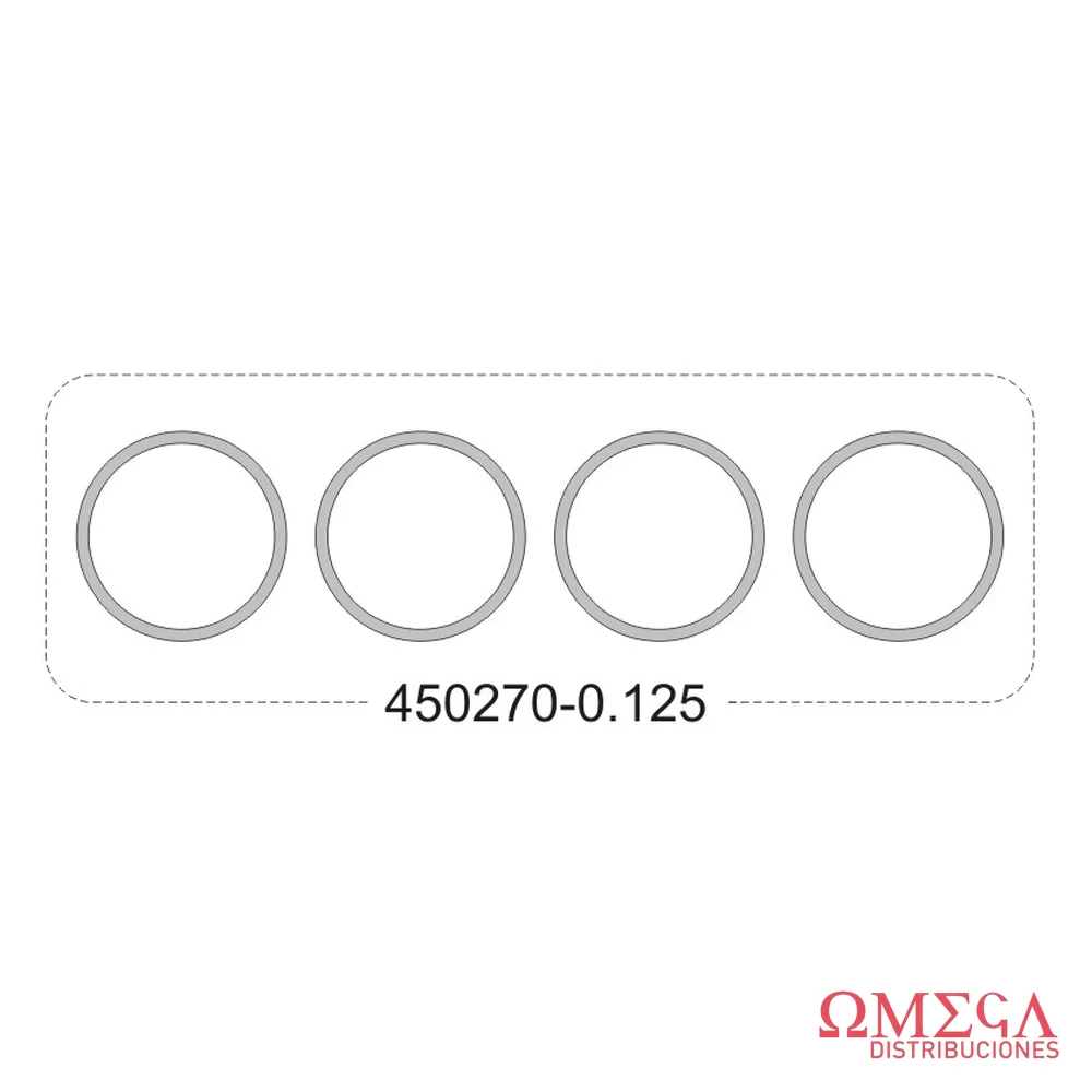 Juego de suplementos de camisas Taranto — Peugeot 504-1.8-2 450270-0.125