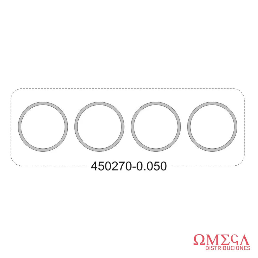 Juego de suplementos de camisas Taranto — Peugeot 504-1.8-2 450270-0.050