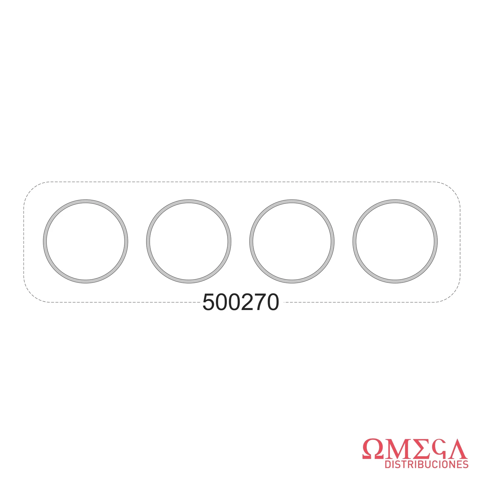 Juego de suplementos de camisas Taranto — Rastrojero/VM/BOR 500270