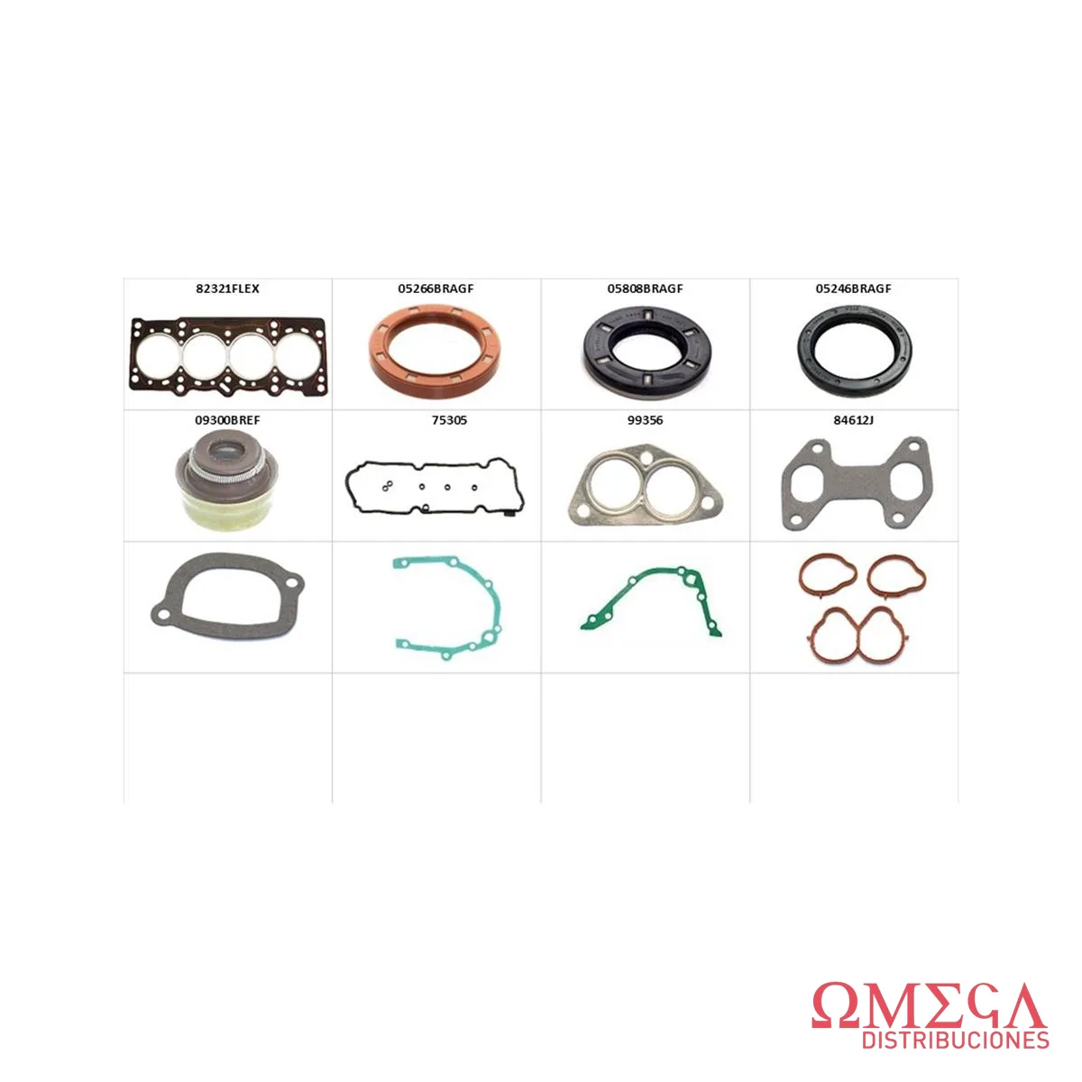 Junta de motor Sabo 80409FLEXR