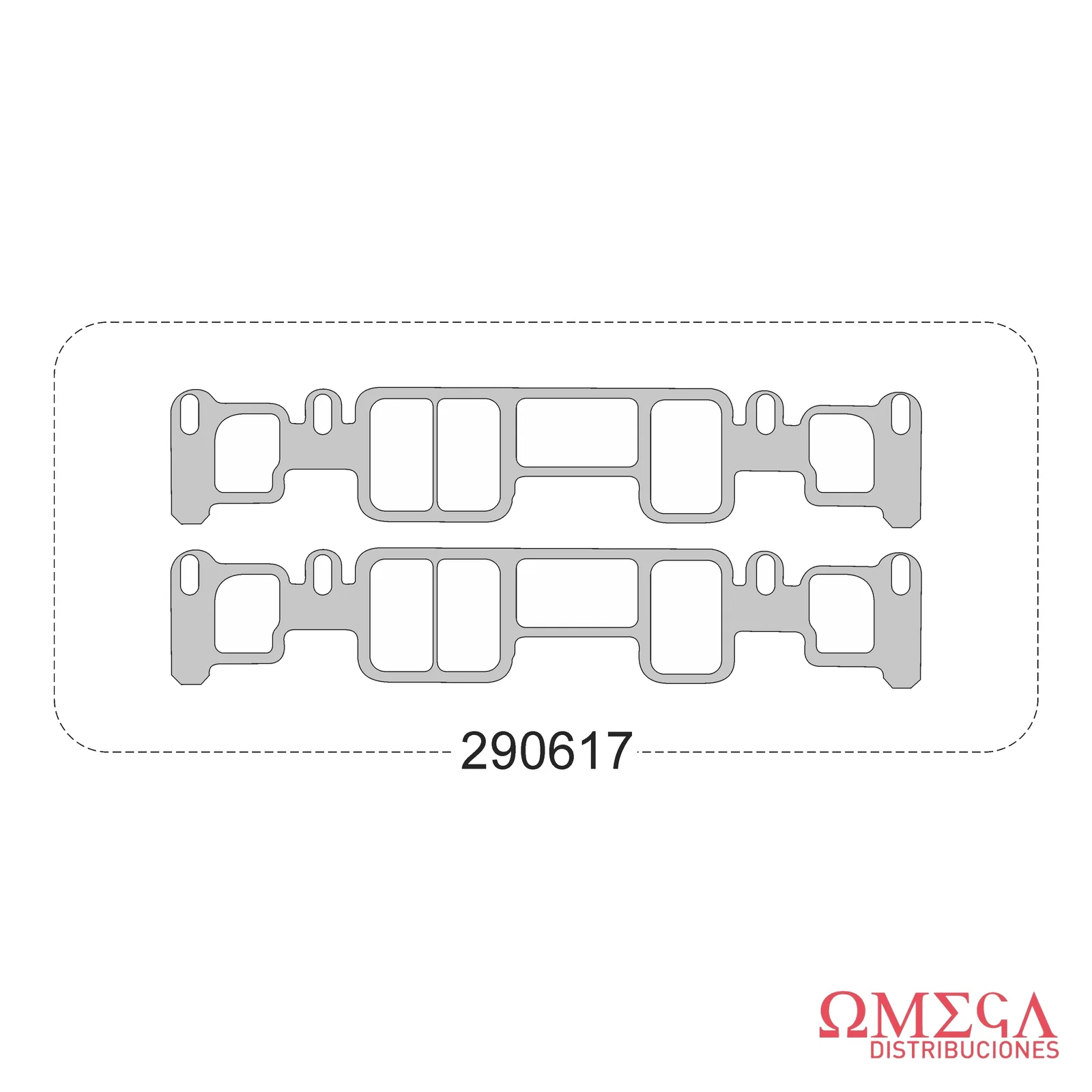 Junta de múltiple de admisión Taranto — Chevrolet - 4.3 V6 262 290617