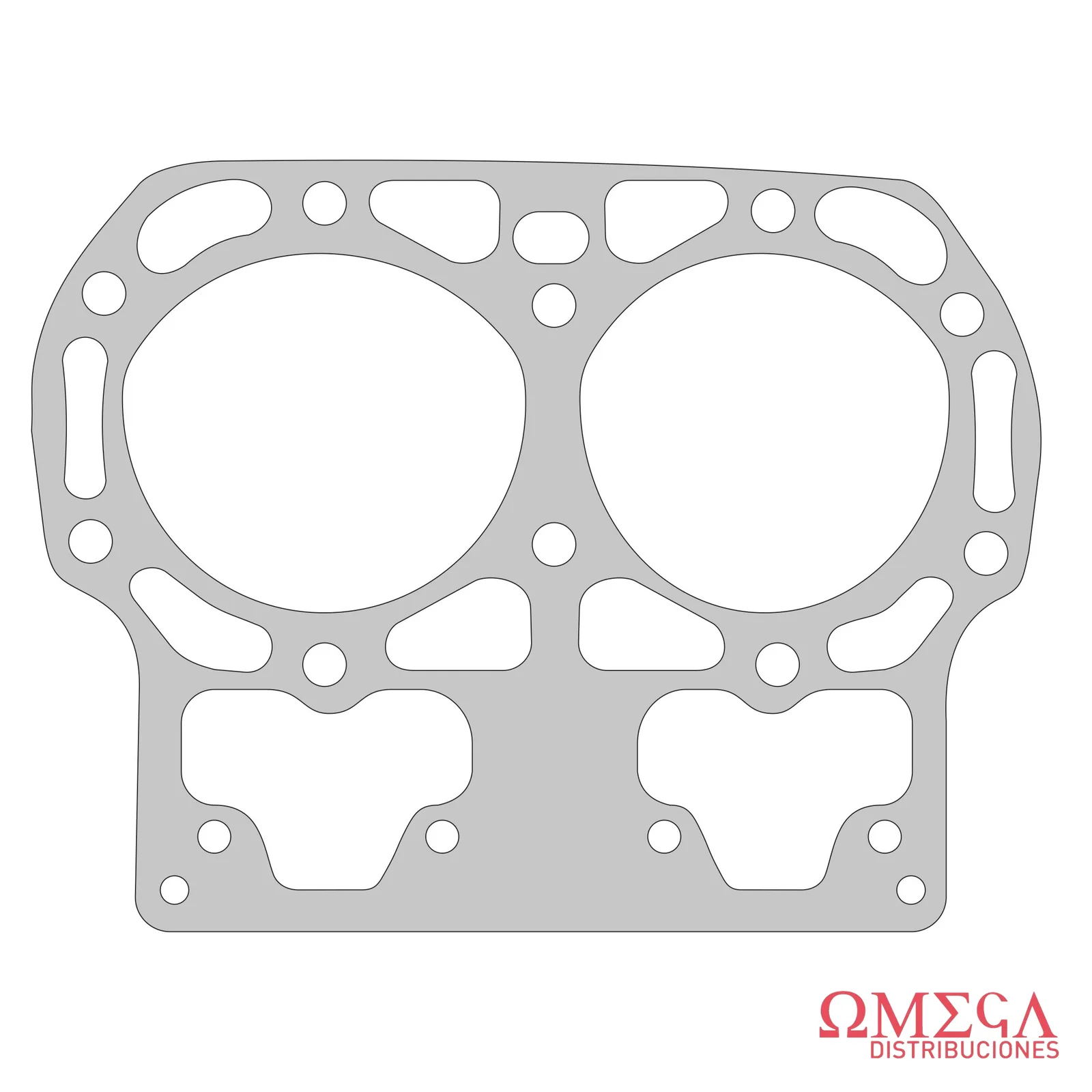 Junta de tapa de cilindro Taranto — John Deere - tractor 730 850507