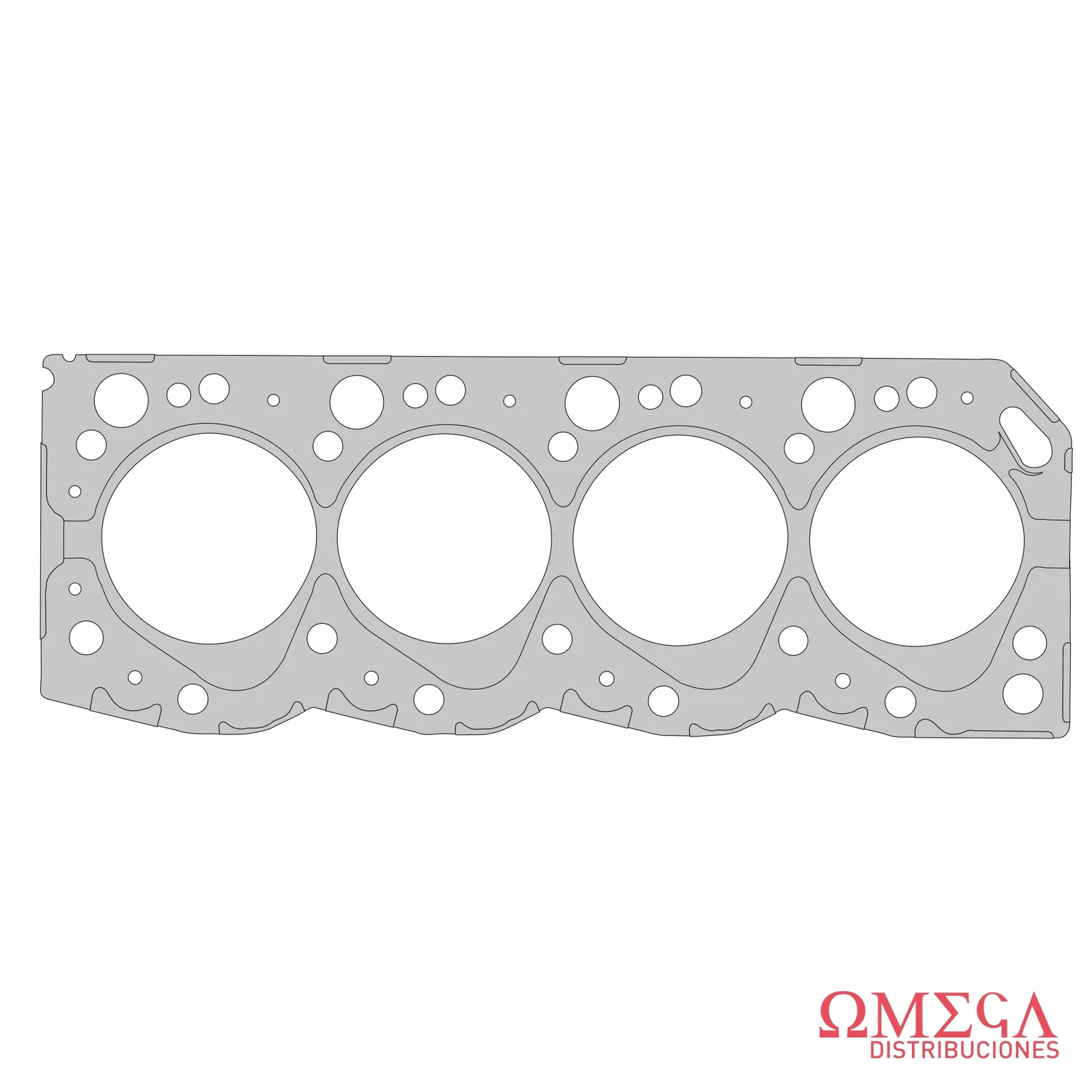 Junta de tapa de cilindro Taranto — Toyota (Laminada) - 2.5 8V 2L 910608