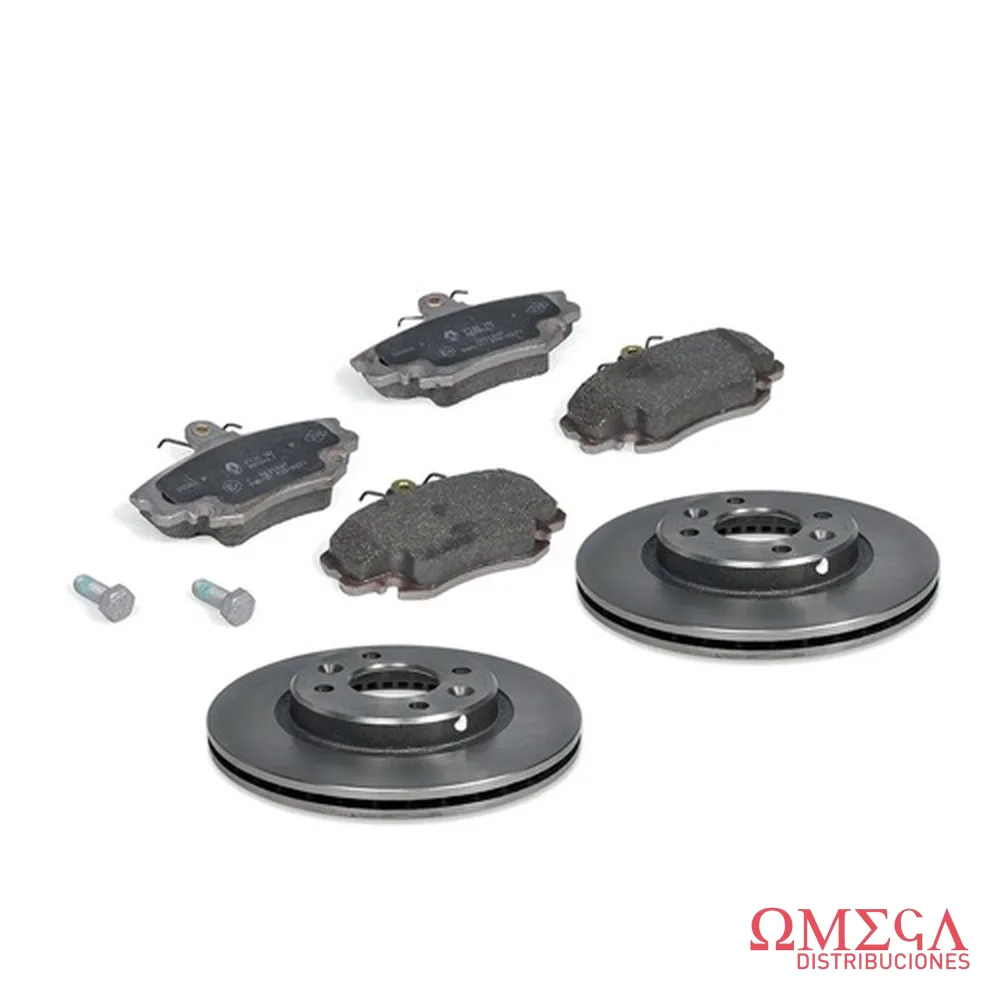 Kit de disco y pastilla de freno Renault 0225241168