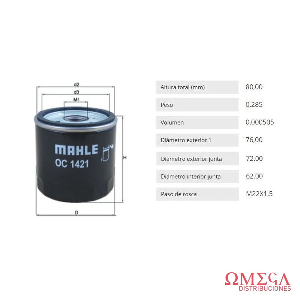 Kit de filtros Mahle — Chevrolet Onix 1.2 337H