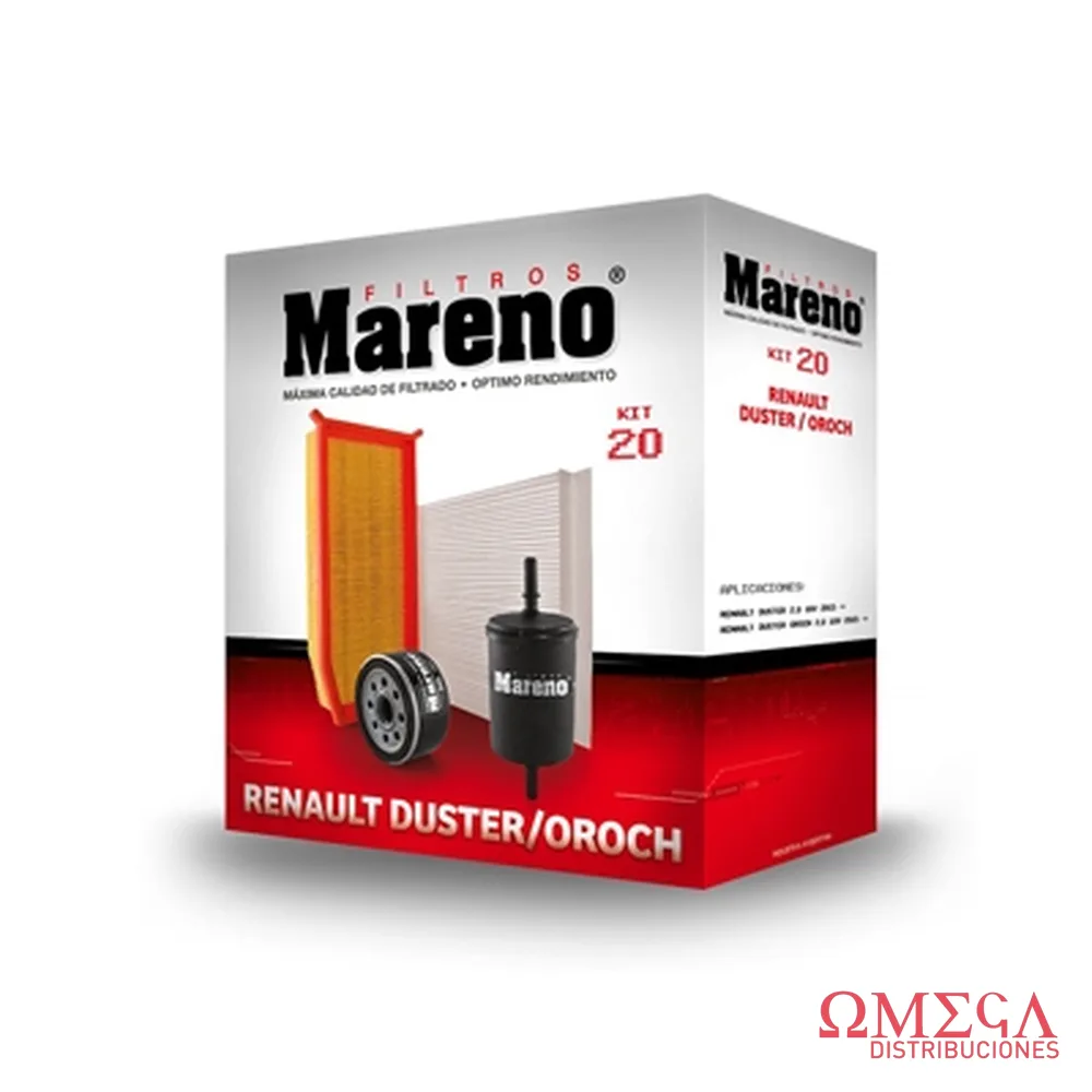 Kit Mareno — Renault 2.0 16v. Duster/oroch Mr406 Mh409 Ml241 Mci201 KIT20-MARENO