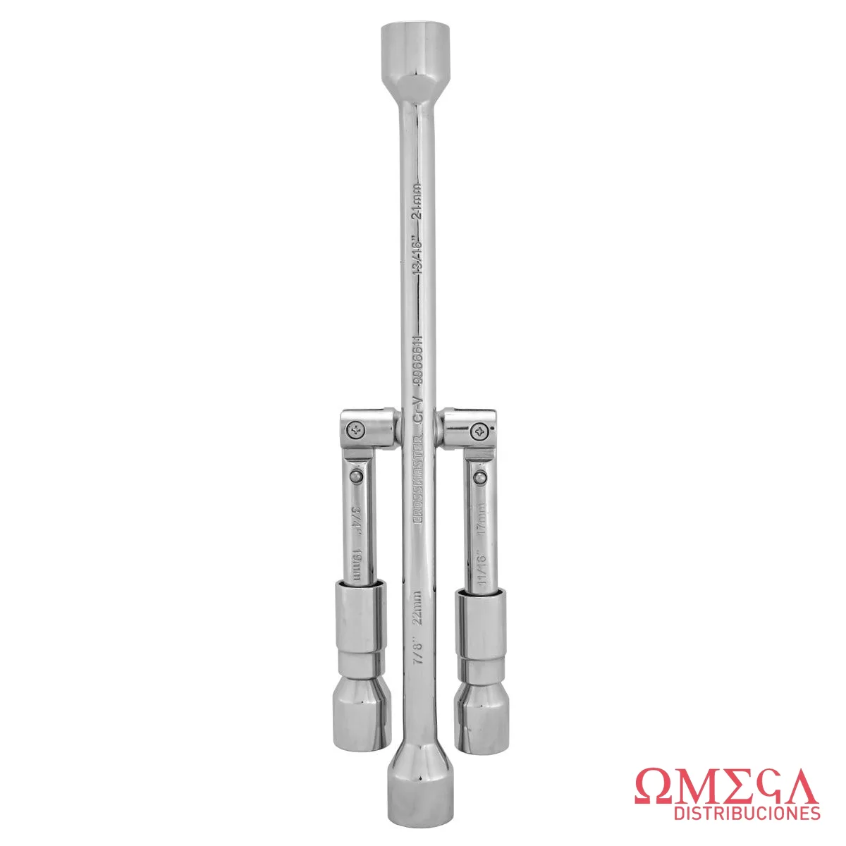 Llave de cruz Crossmaster PLEGABLE11/16-3/4-13/16-7/8 9966611