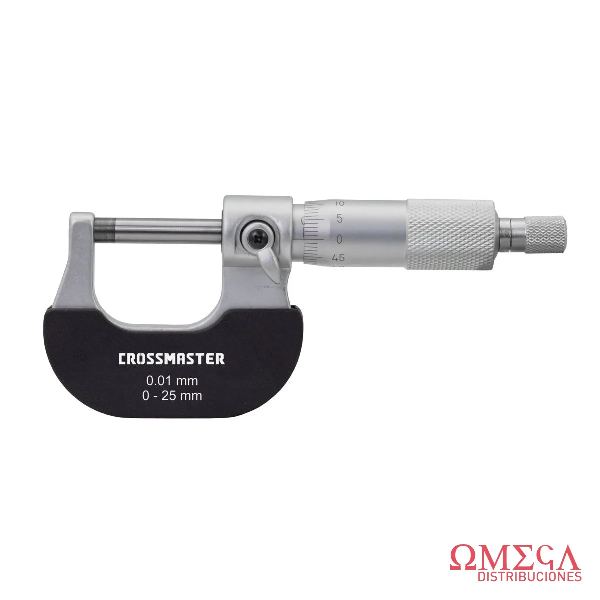 MICROMETRO ACERO INOX 0-25mm CROSS 9936544
