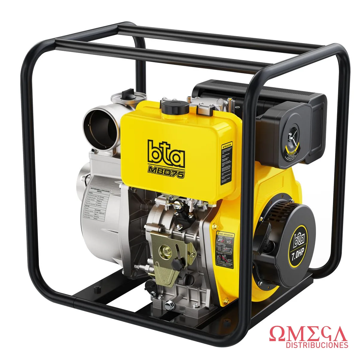 MOTOBOMBA DIESEL MBD75-7.0HP-3"-55000L 191114.1