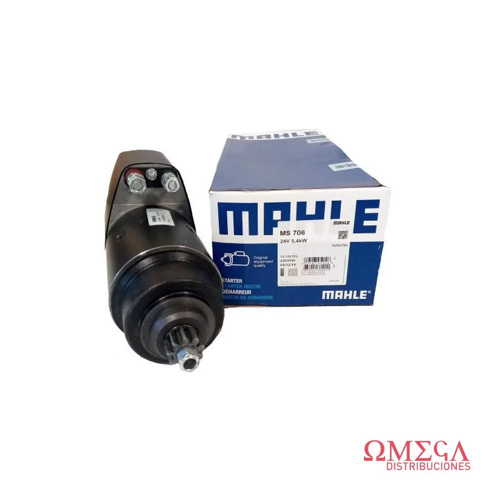 Motor de arranque Mahle — Mercedes-Benz L2624 MS706