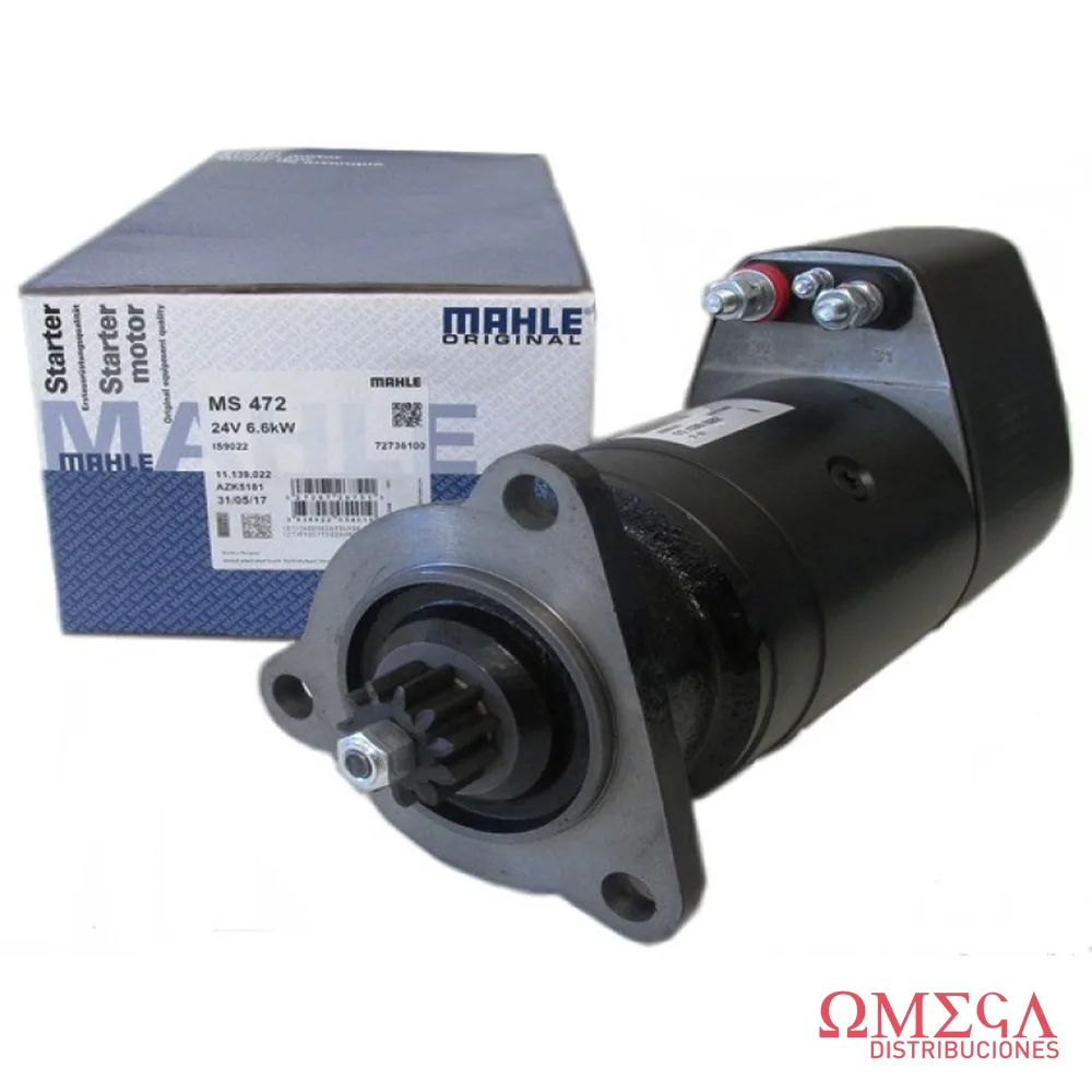 Motor de arranque Mahle — Scania K124 MS472