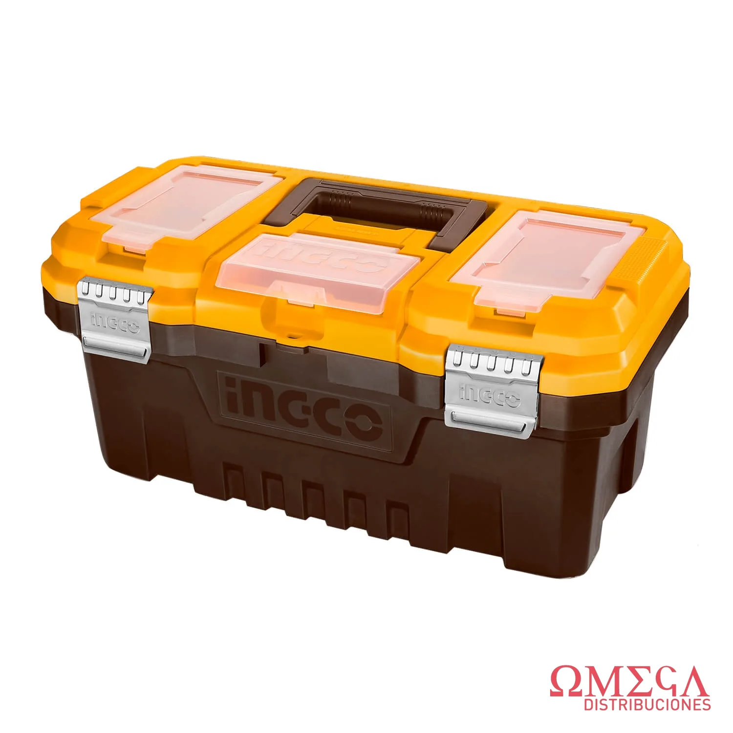 Caja plástica con cierre metalico 20PLG Ingco 700776