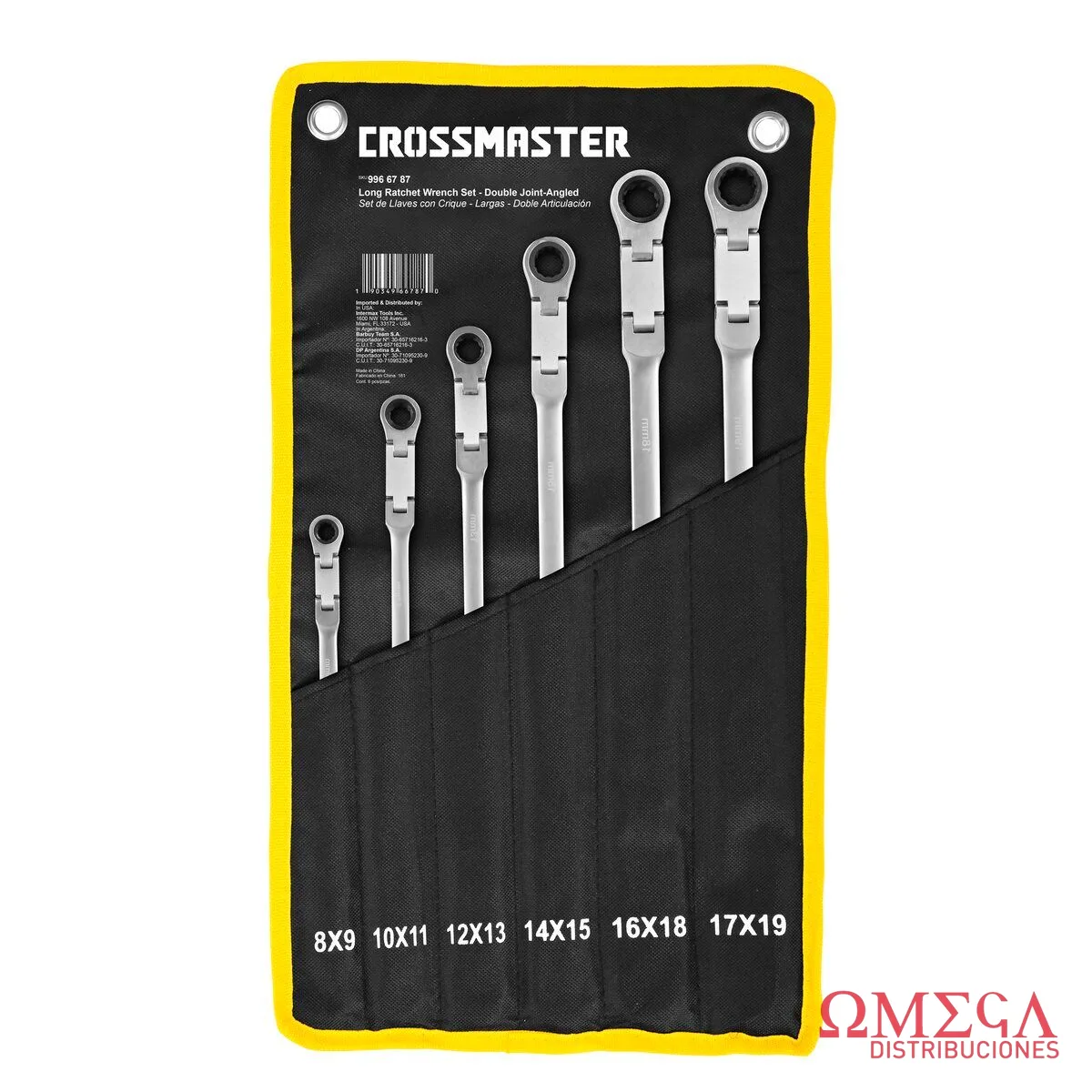 Set llaves crique doble articulacion L Crossmaster 9966787