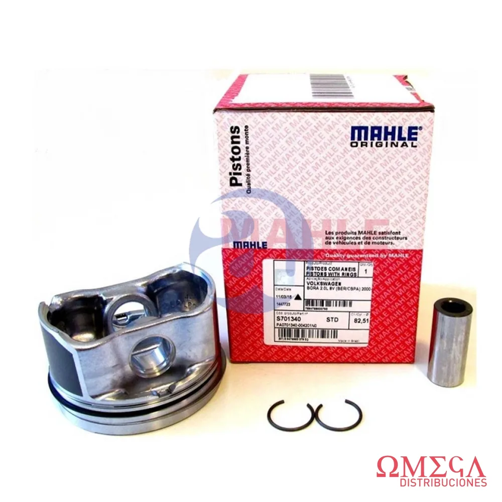 Subconjunto Mahle — Volkswagen Bora 2.0 P:19mm S701340 STD