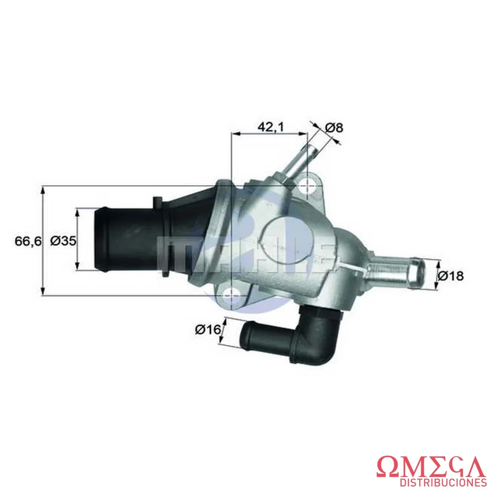 Termostato Mahle — Alfa Romeo 1.6/1.8/2.0 TI12588