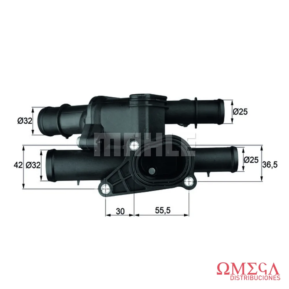 Termostato Mahle — Audi A3 Manual TM1105