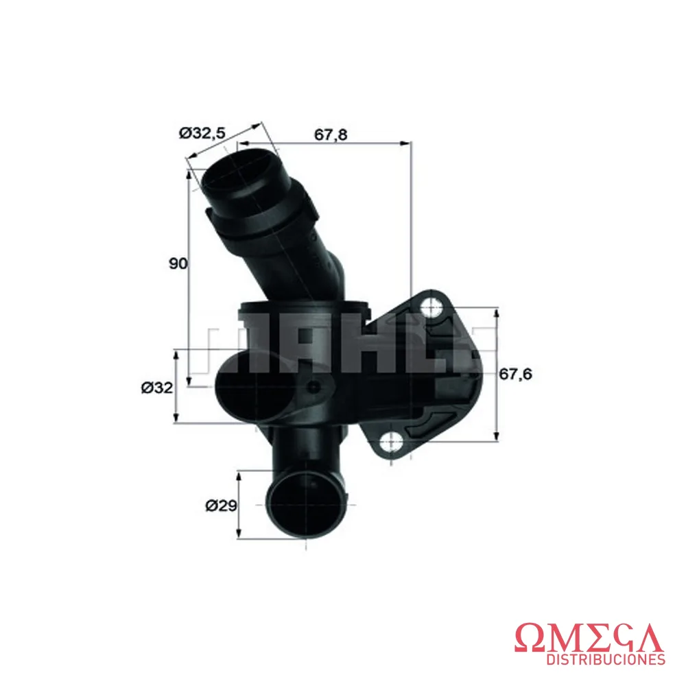 Termostato Mahle — Audi A4 TI787