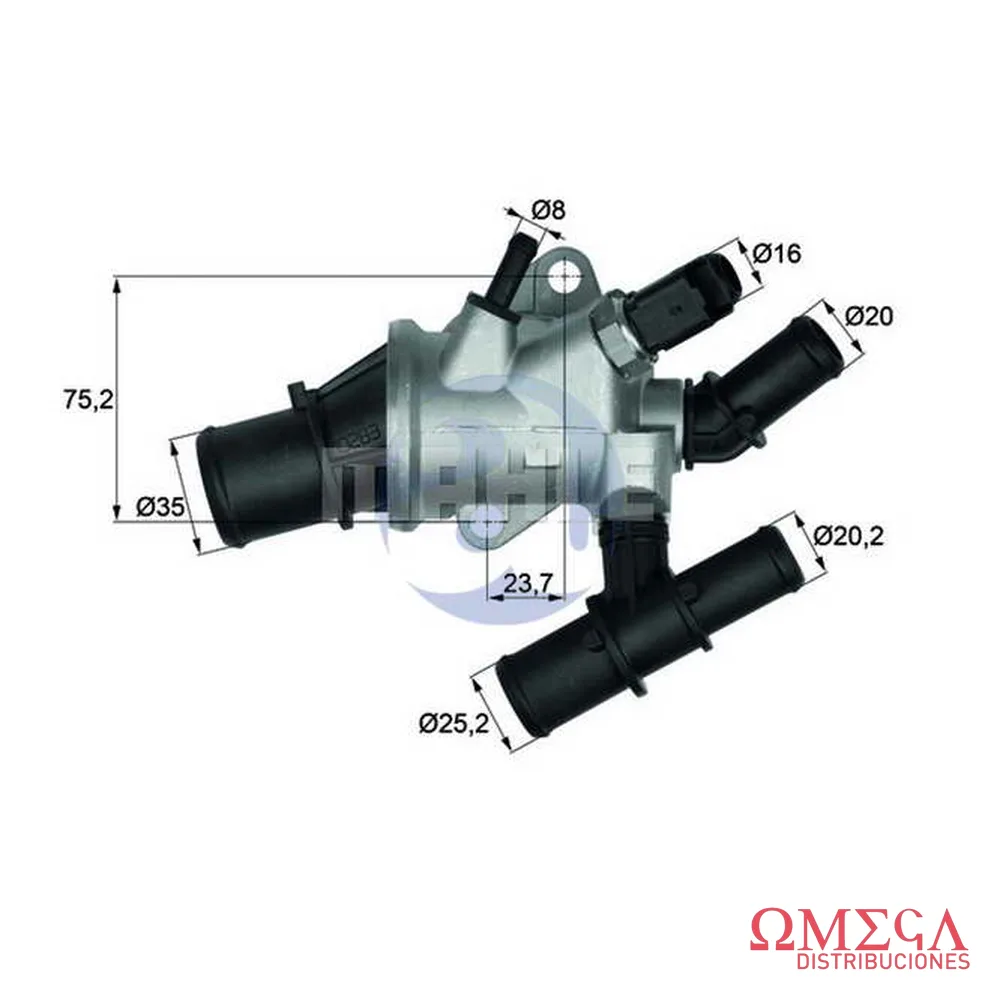 Termostato Mahle — Fiat Bravo/Marea TI16288