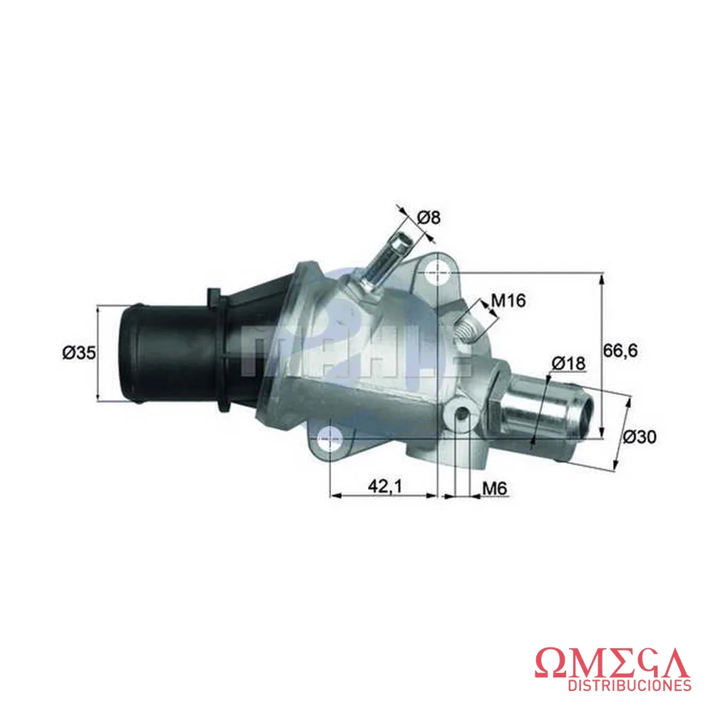 Termostato Mahle — Fiat Coupe 2.0 16V TI13888