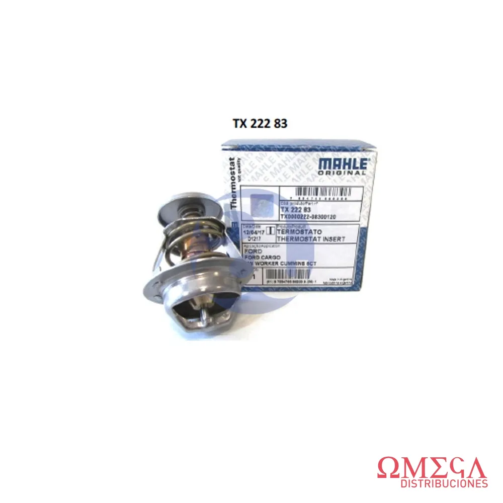 Termostato Mahle — Ford Cargo con Cummins 6CT TX22283
