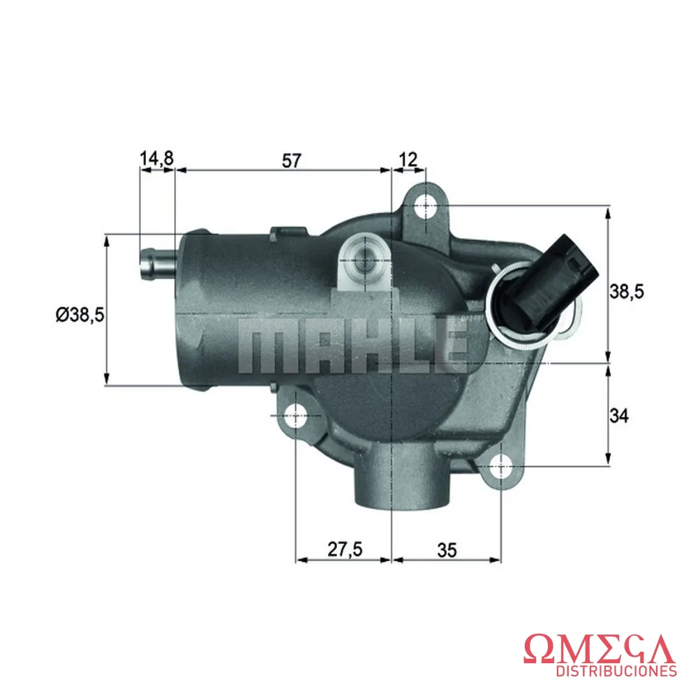 Termostato Mahle — Mercedes-Benz E320 TI2892