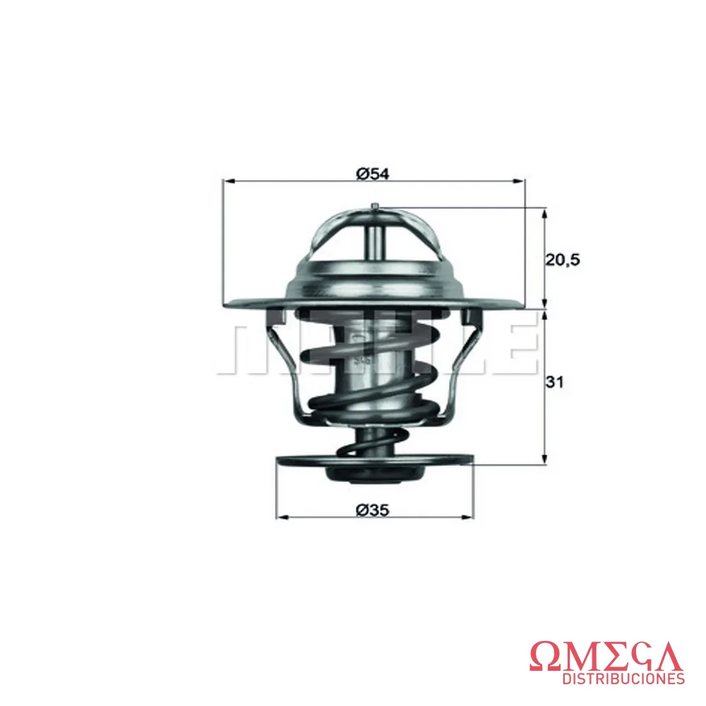 Termostato Mahle — Seat Cordoba/Leon/Ibiza TX1584D